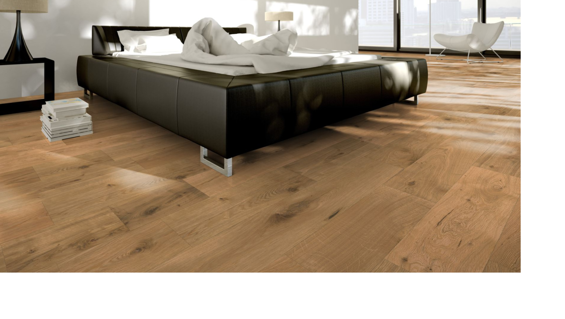 Massivholzdiele Eiche 15x130mm Markant gebürstet und oxidativ farblos geölt