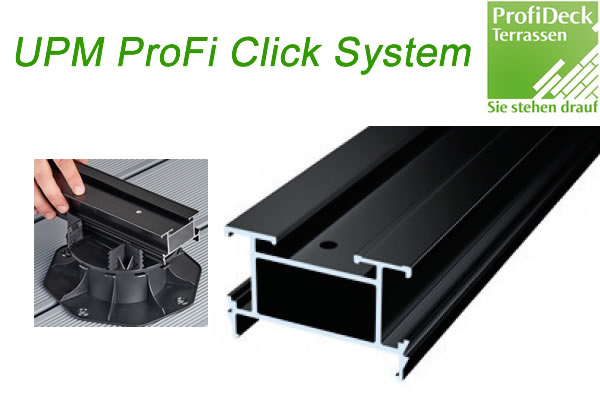 UPM ProFi Klick Aluminium Support Rail Unterkonstruktion 42x68mm