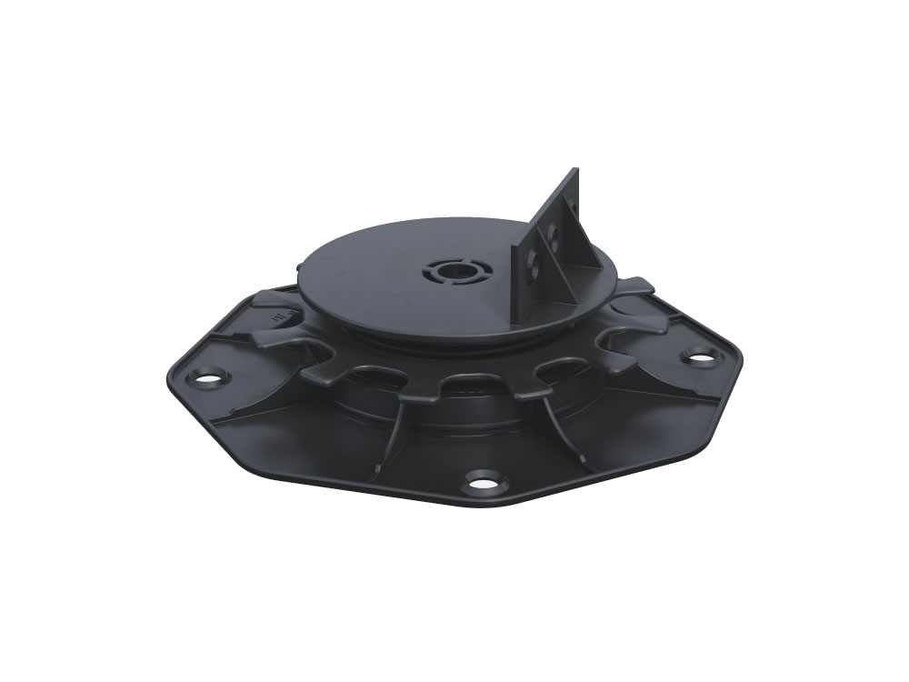 Terrassenlager höhenverstellbar 25-40mm mit neigbarem Kopf für Gefälleausgleich bis 8%