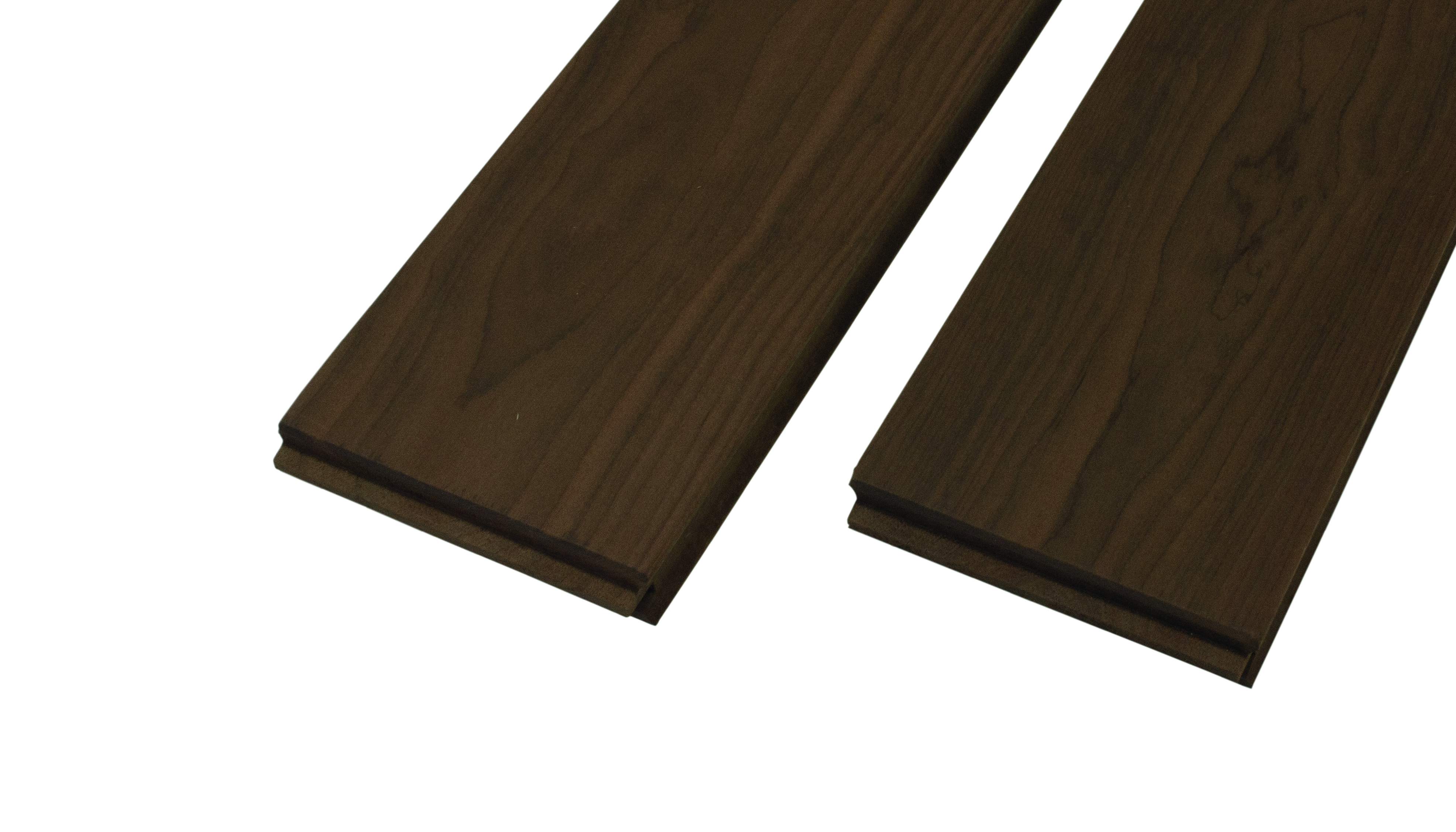 Thermo Birke Terrassendiele 26 x 125mm mit Nut und Feder Stirnseitig zur Endlosverlegung