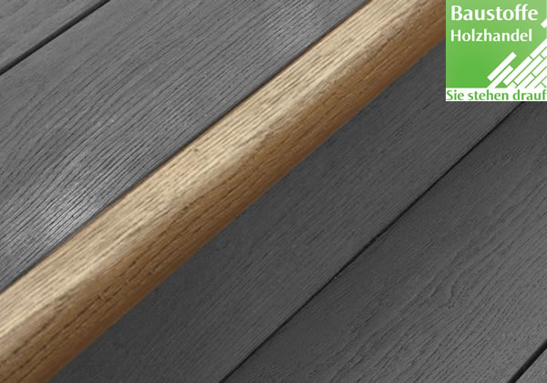 Millboard Abschlussprofil rund 33x50mm in allen Farben