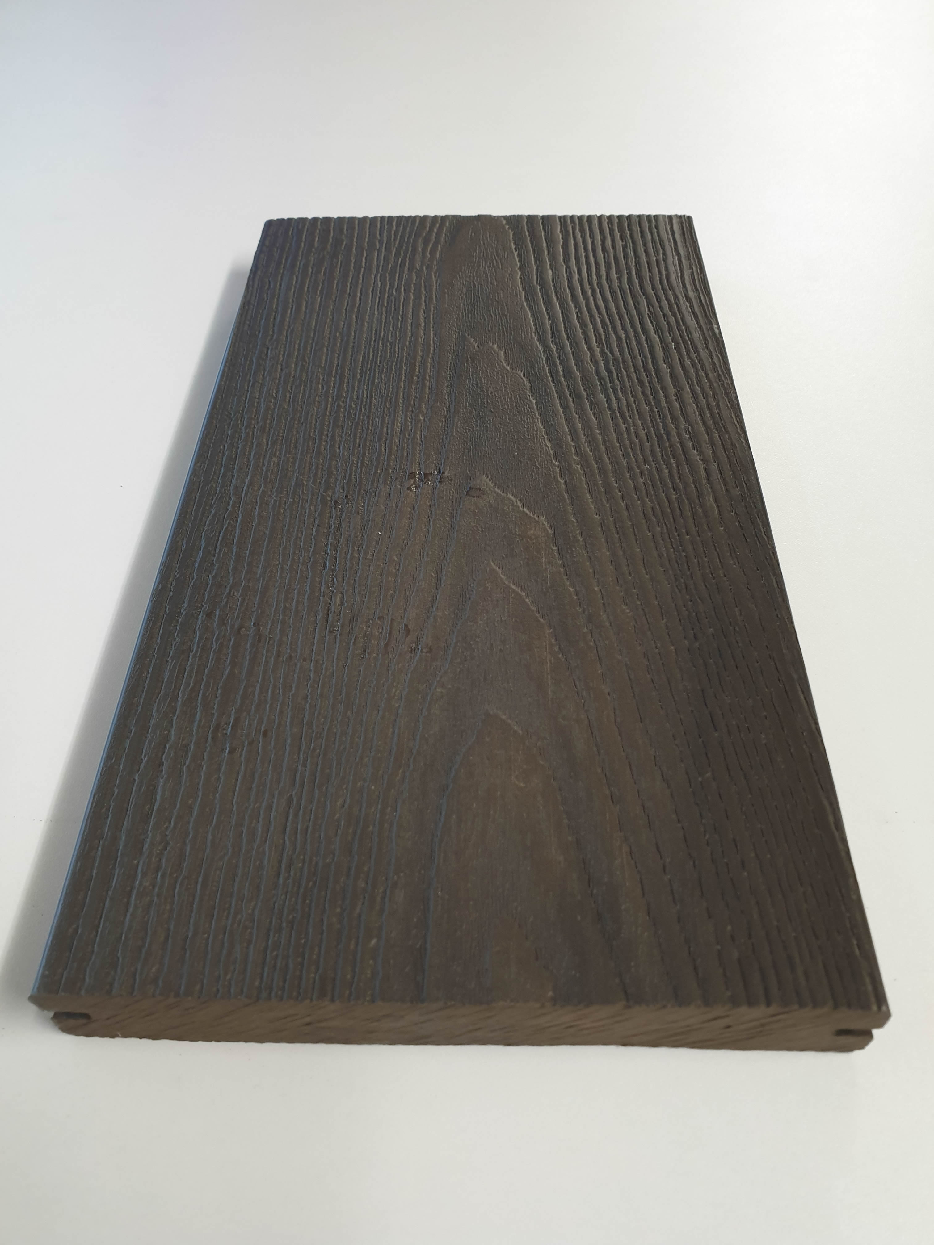 WPC Atrox massiv Terrassendiele 22 x 143mm Esche Holzstruktur / Gebürstet in 4 Längen