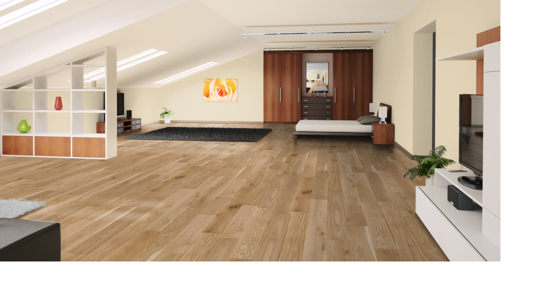 Massivholzdiele Eiche 10x100mm Markant / Rustikal roh, geschliffen