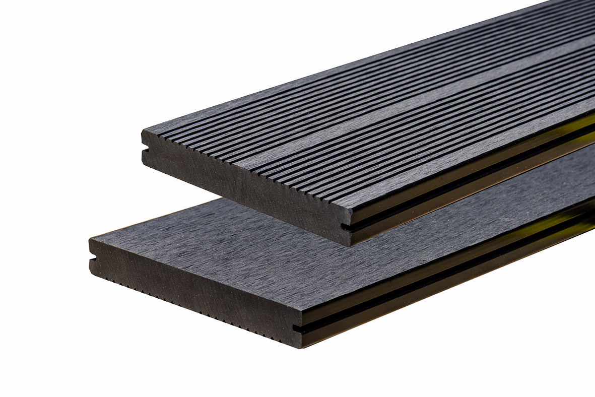 WPC BasicDeck Solid Wenge 20x140mm in glatt und franz. geriffelt