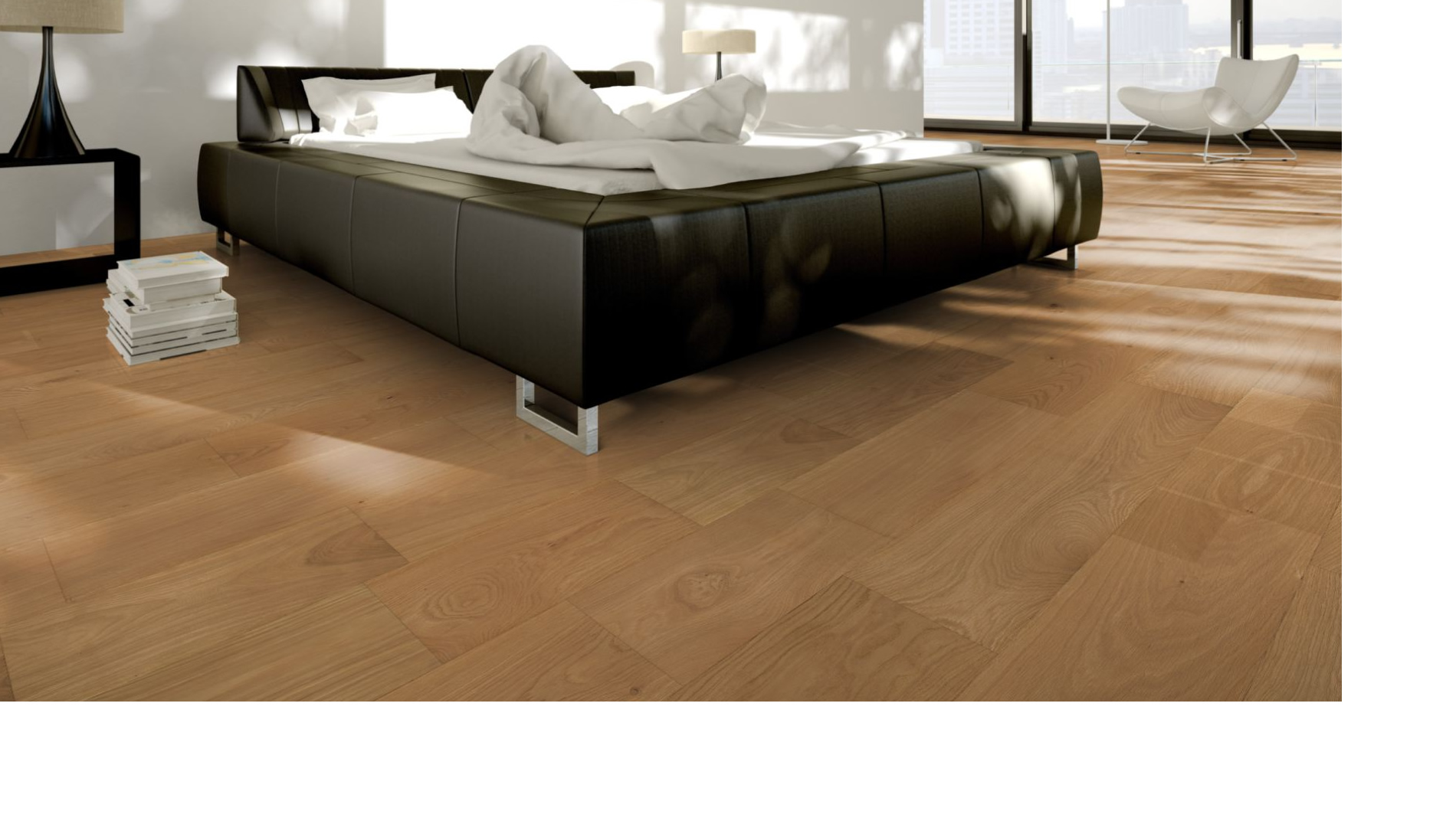 Massivholzdiele Eiche 10x100mm Eleganz/Natur gebürstet und farblos oxidativ geölt