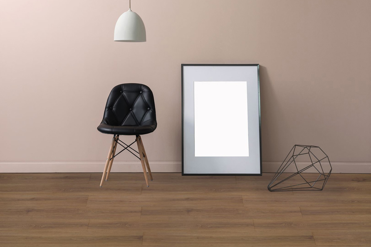 Vinyl Boden Citrin Wood Line mit Klick Verbindung und Trittschalldämmung