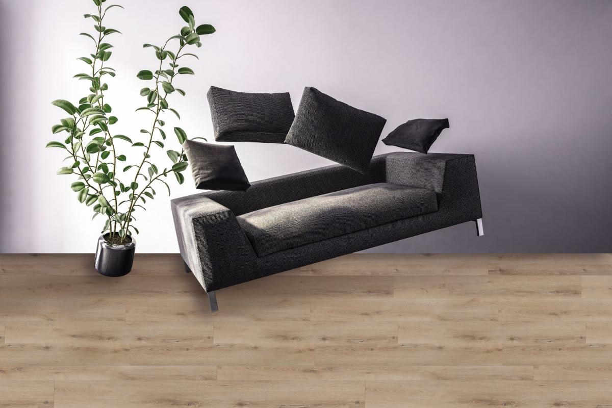 Vinyl Boden Saphir Wood Line XL mit Klick Verbindung und Trittschalldämmung