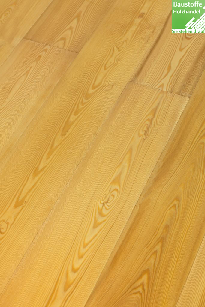 Landhausdiele 3-Schicht Lärche sibirisch A Sortierung 14x190mm umlaufd. Klick Verbindung + Fase