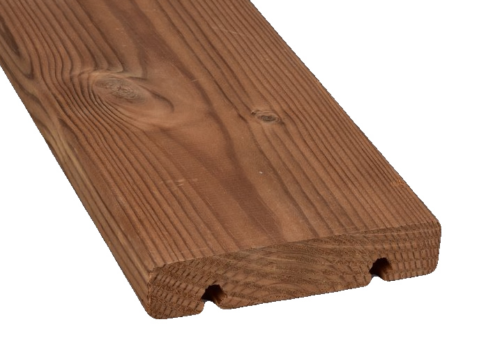 QLICK System Terrassendiele ThermoKiefer 26 x 118mm