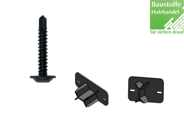 Bohrschraube für Querverbinder der Unterkonstruktion Vario Plus 40x60mm VE=100 Stück