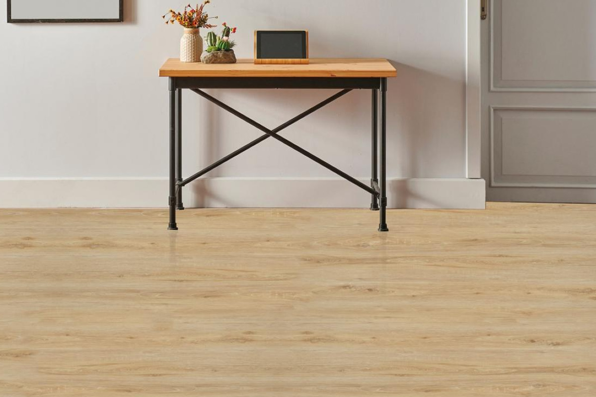 Vinyl Boden Aquamarin Wood Line XL mit Klick Verbindung und Trittschalldämmung