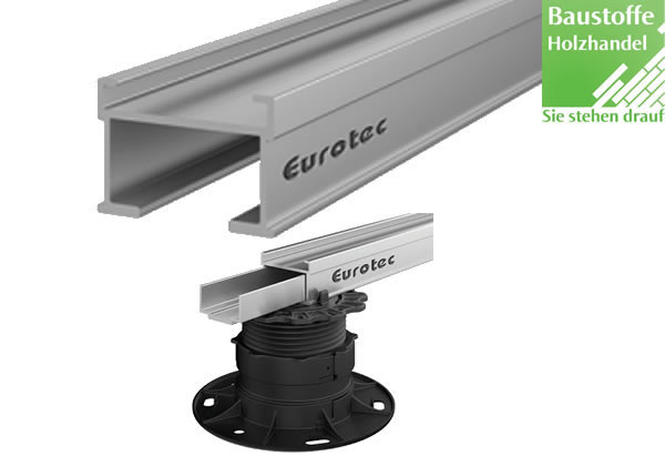 Aluminium Unterkonstruktion EVO 40x60mm von Eurotec in 2,4m und 4m Längen