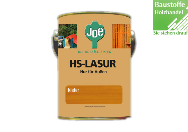 JOE High Solid Holzlasur in Kiefer, Nussbaum, Palisander, Silbergrün, Weiß  2,5Liter