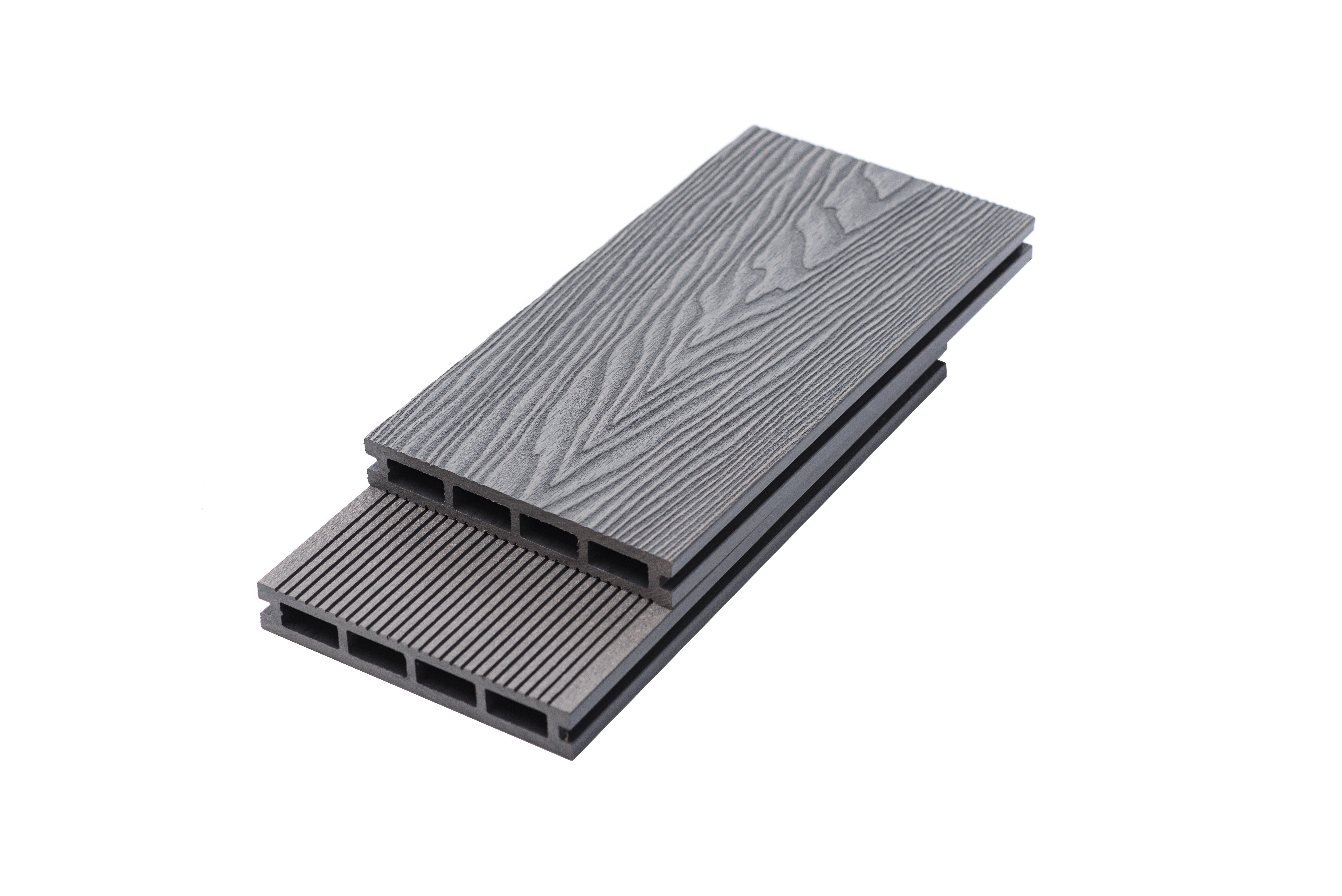 WPC Terrassendiele Bruggan Elegant Light 3D Graphite 25x150mm x 3,00m