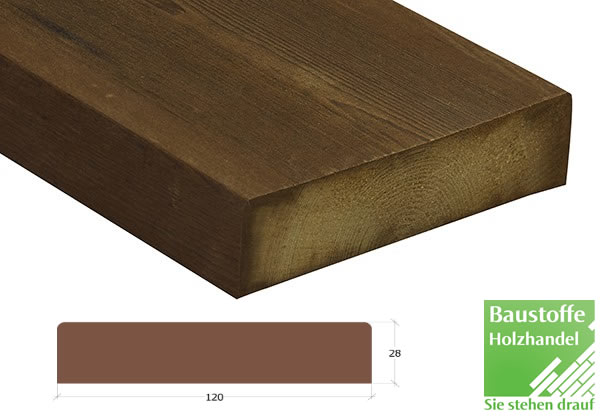 Kebony Character Terrassendiele 28x120mm ungenutet