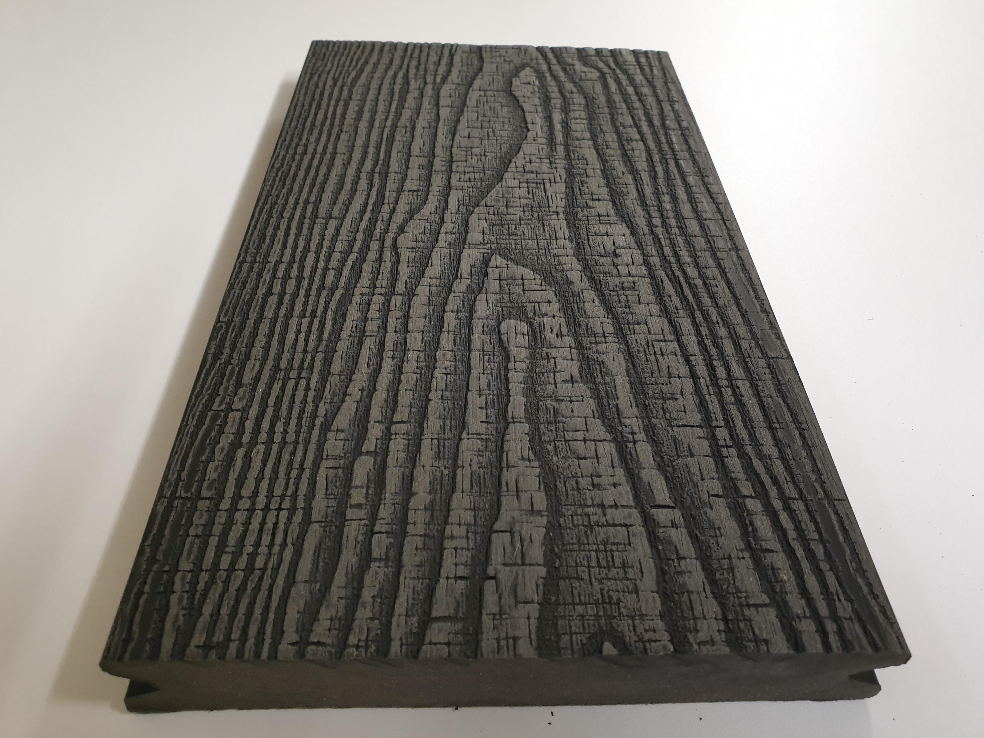 Massiv WPC Terrassendiele SOL 22 x 143mm Dunkelgrau sägerau, fein, grob in 4 Längen