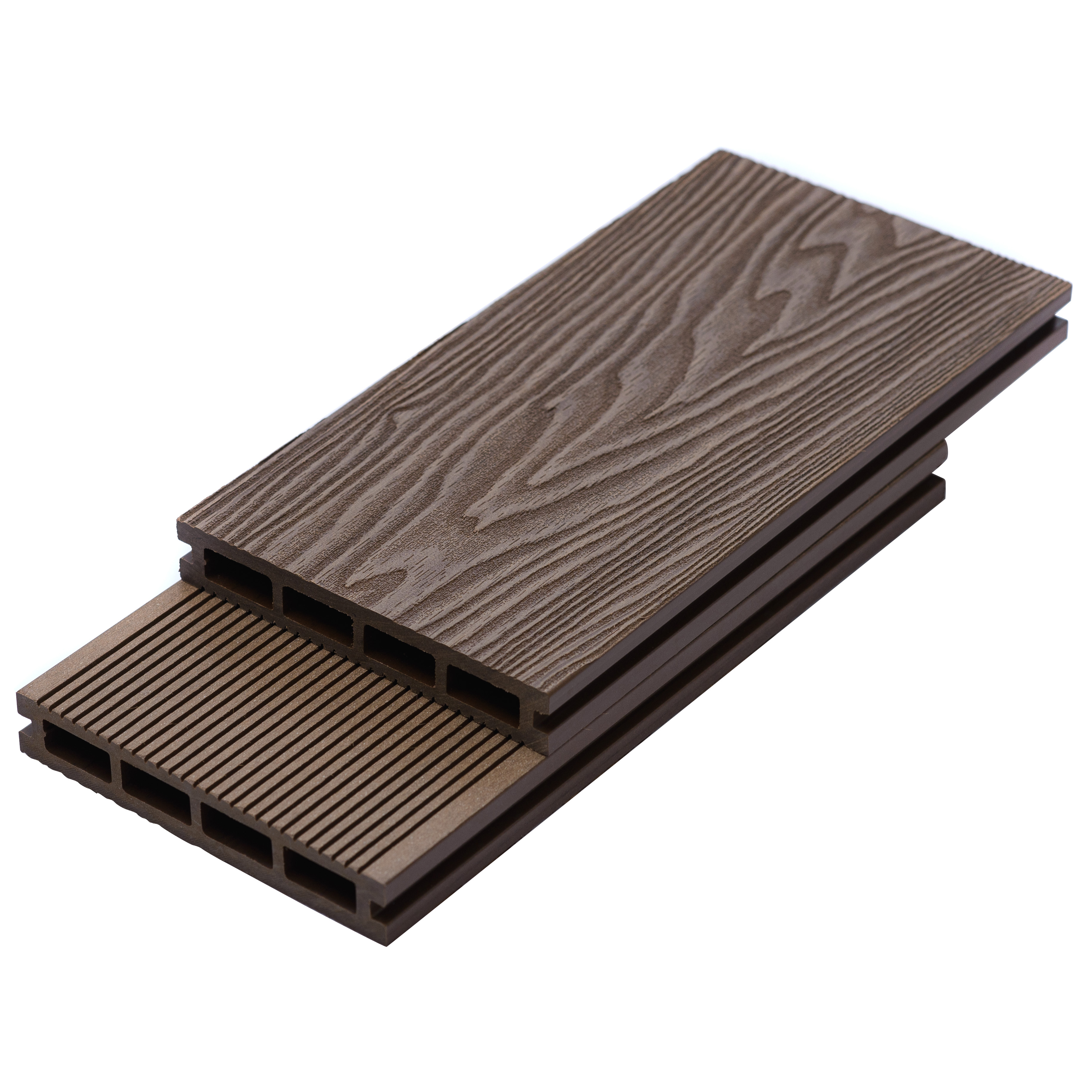 WPC Terrassendiele Bruggan Elegant Light 3D Copper 25x150mm x 3,00m