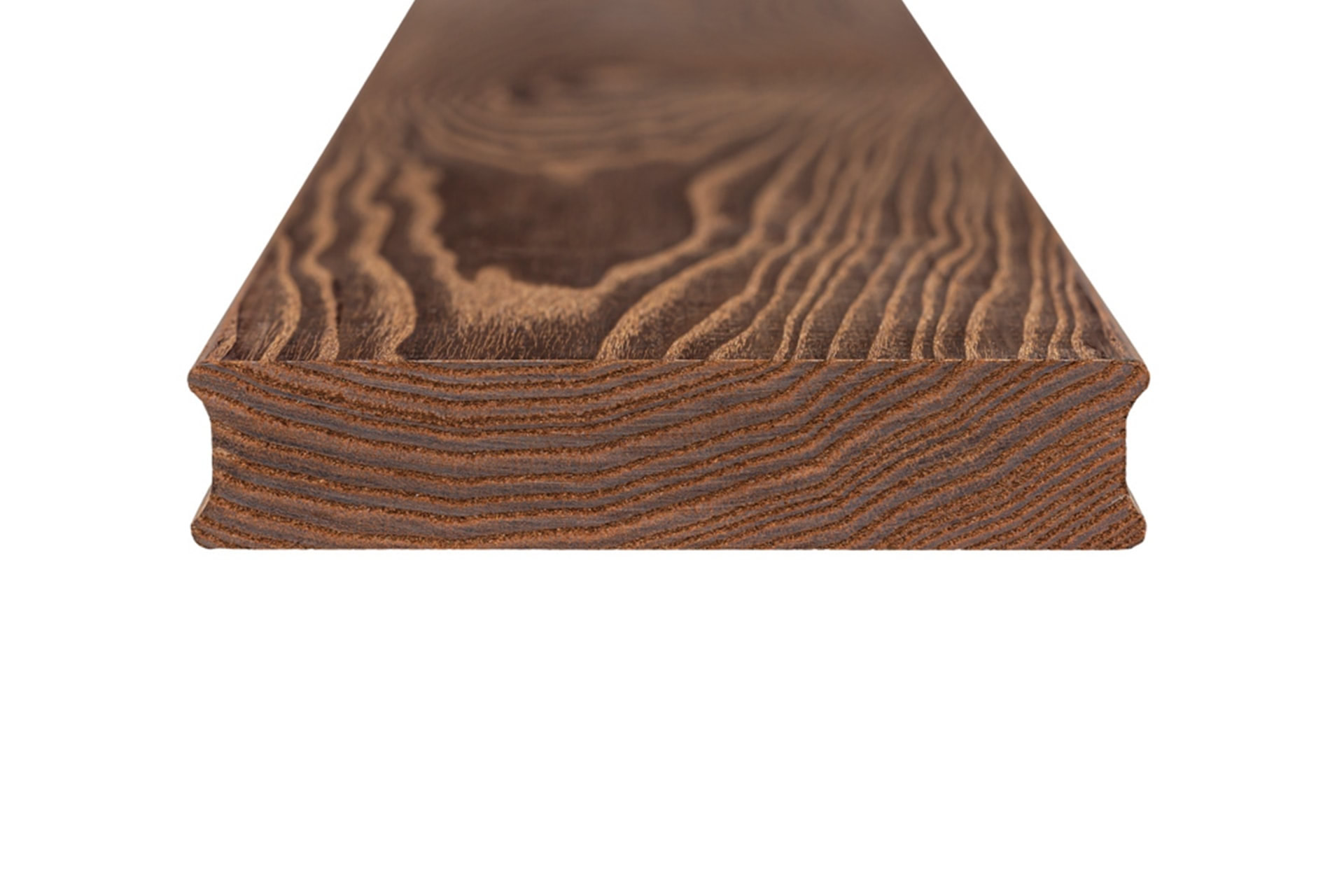 Thermo Esche Terrassendiele D34 genutet in 3 verschiedenen Formaten