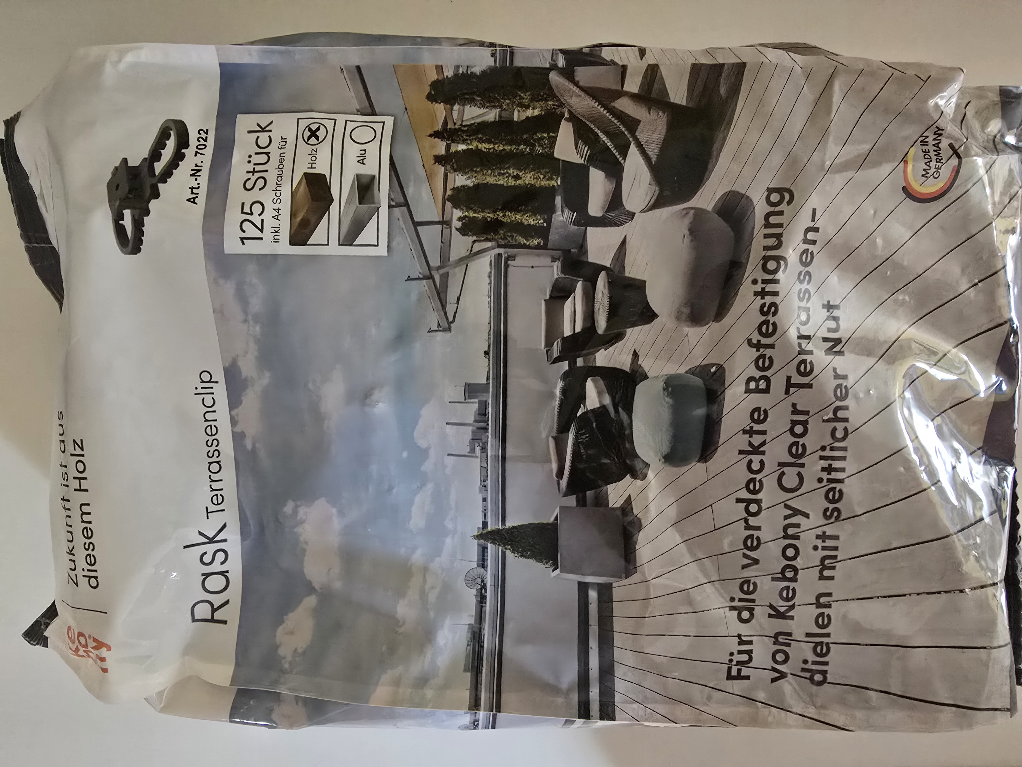 Kebony RASK Clip für Holz-Unterkonstruktionen