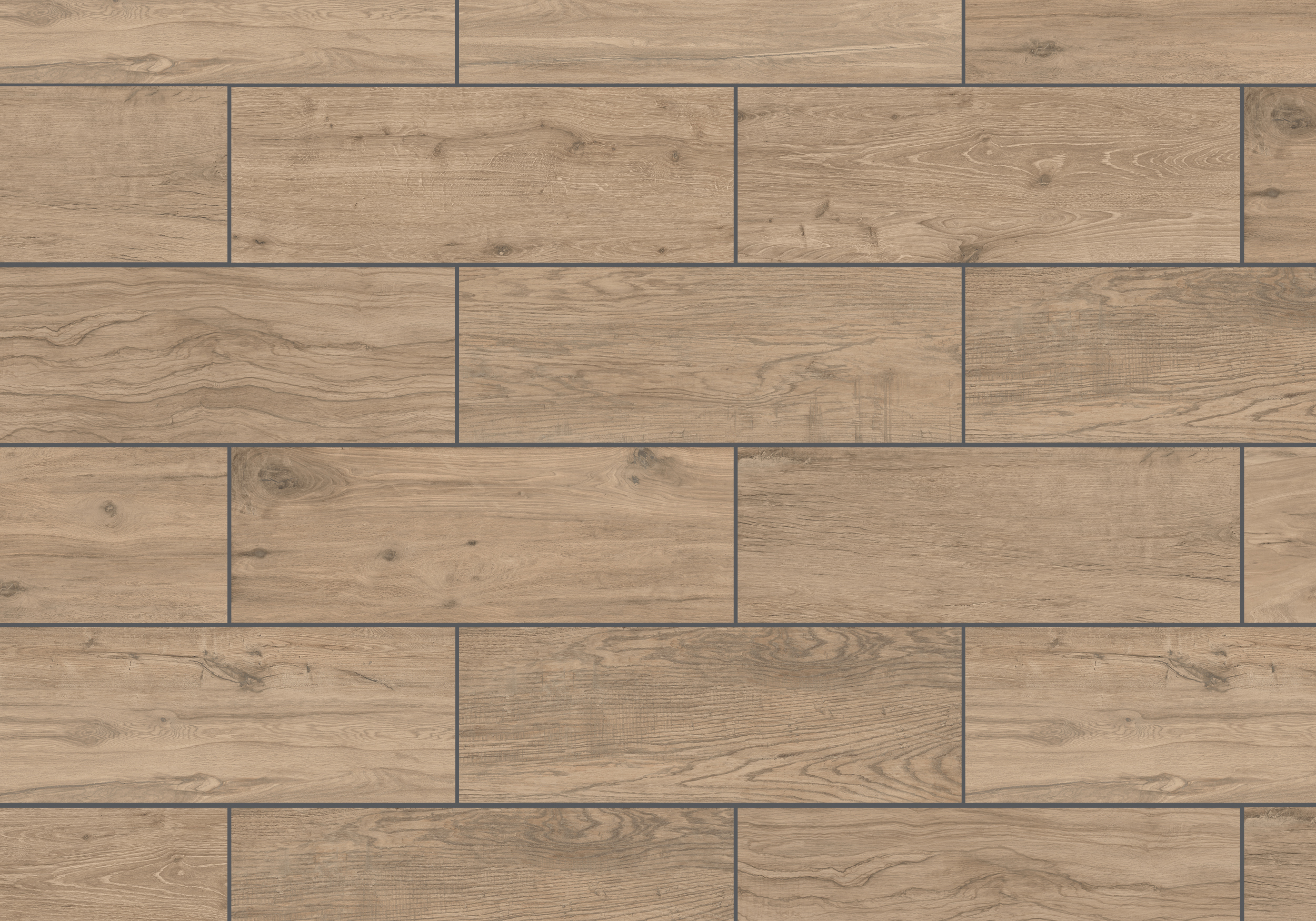 Keramische Terrassenplatte/fliese Eiche Natur 45x120x2cm