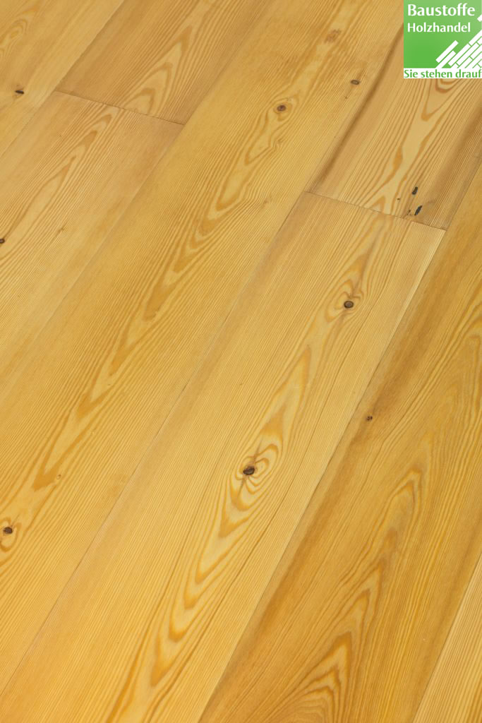 Landhausdiele 3-Schicht Lärche sibirisch AB Sortierung 14x190mm umlaufd. Klick Verbindung + Fase