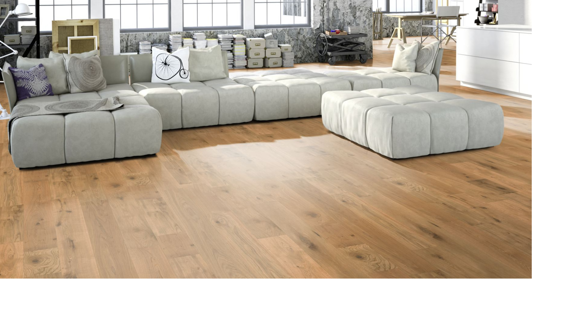 Massivholzdiele Eiche 15x130mm Markant roh, geschliffen