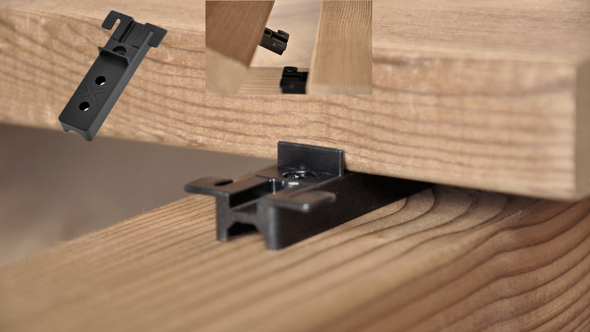 unsichtbare Terrassendielen Befestigung Dila C