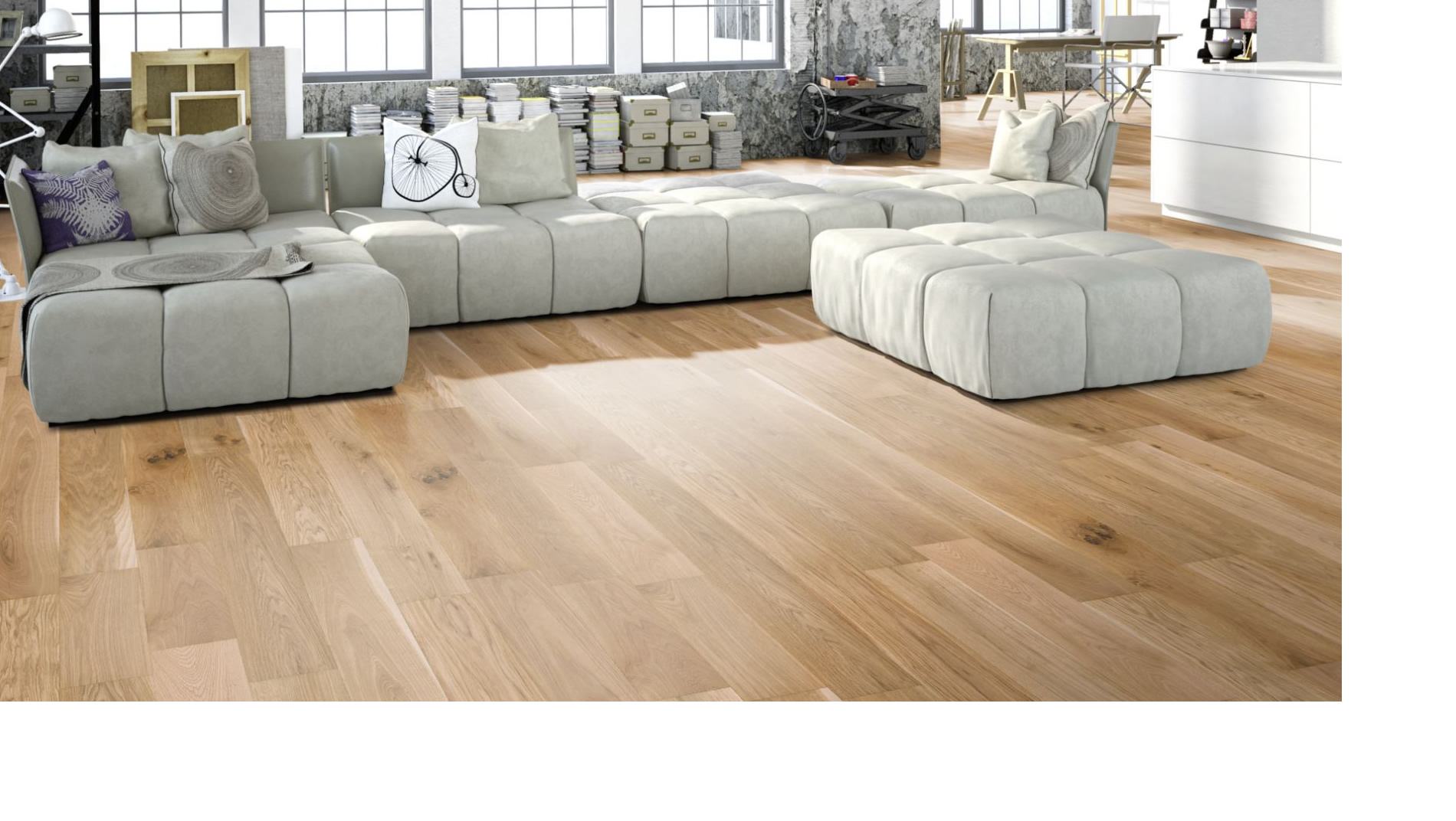 Massivholzdiele Eiche 10x100mm Markant / Rustikal farblos oxidativ geölt