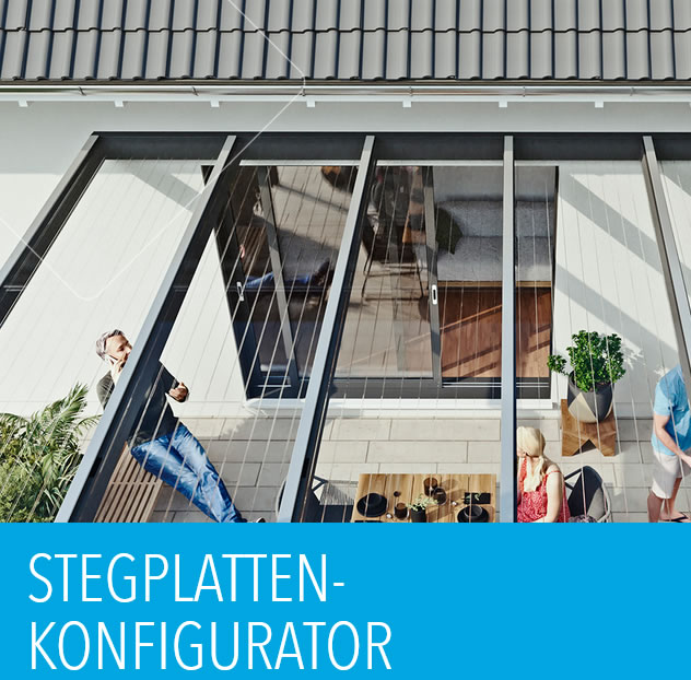Stegplatten Konfigurator Angebot mit allen Zubehörteilen einfach und schnell