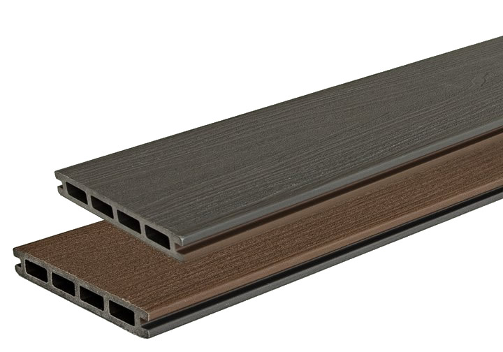 WPC StrongWood ultra 25 x 140mm braun grau