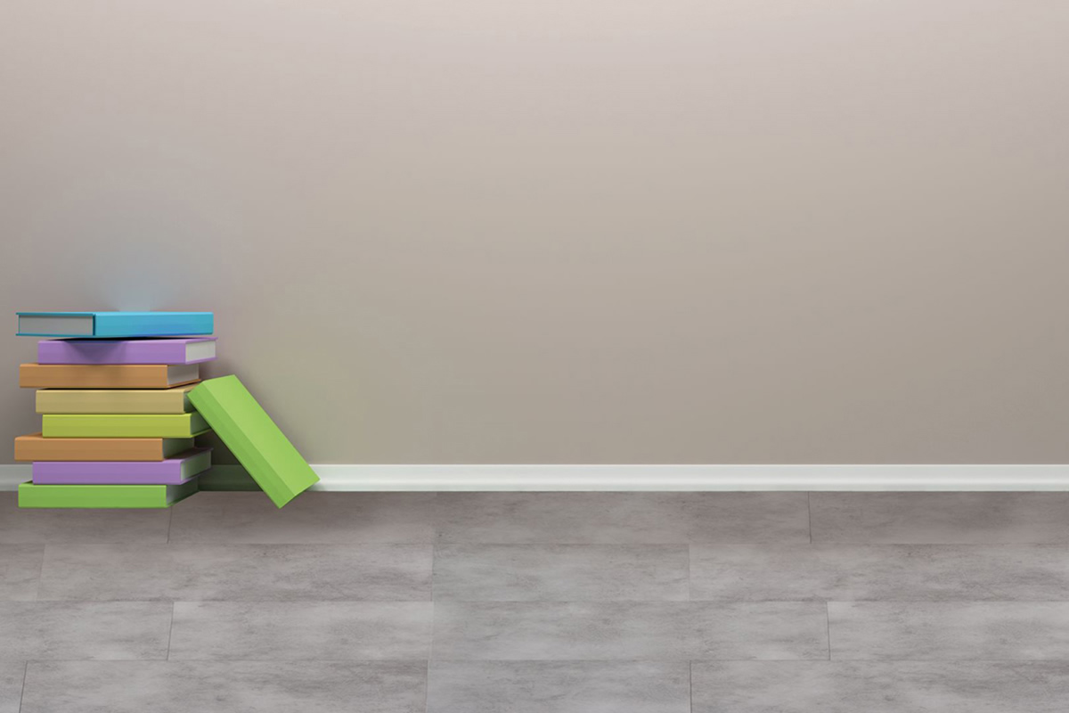 Vinyl Boden Tansanit Stone Line mit Klick Verbindung und Trittschalldämmung