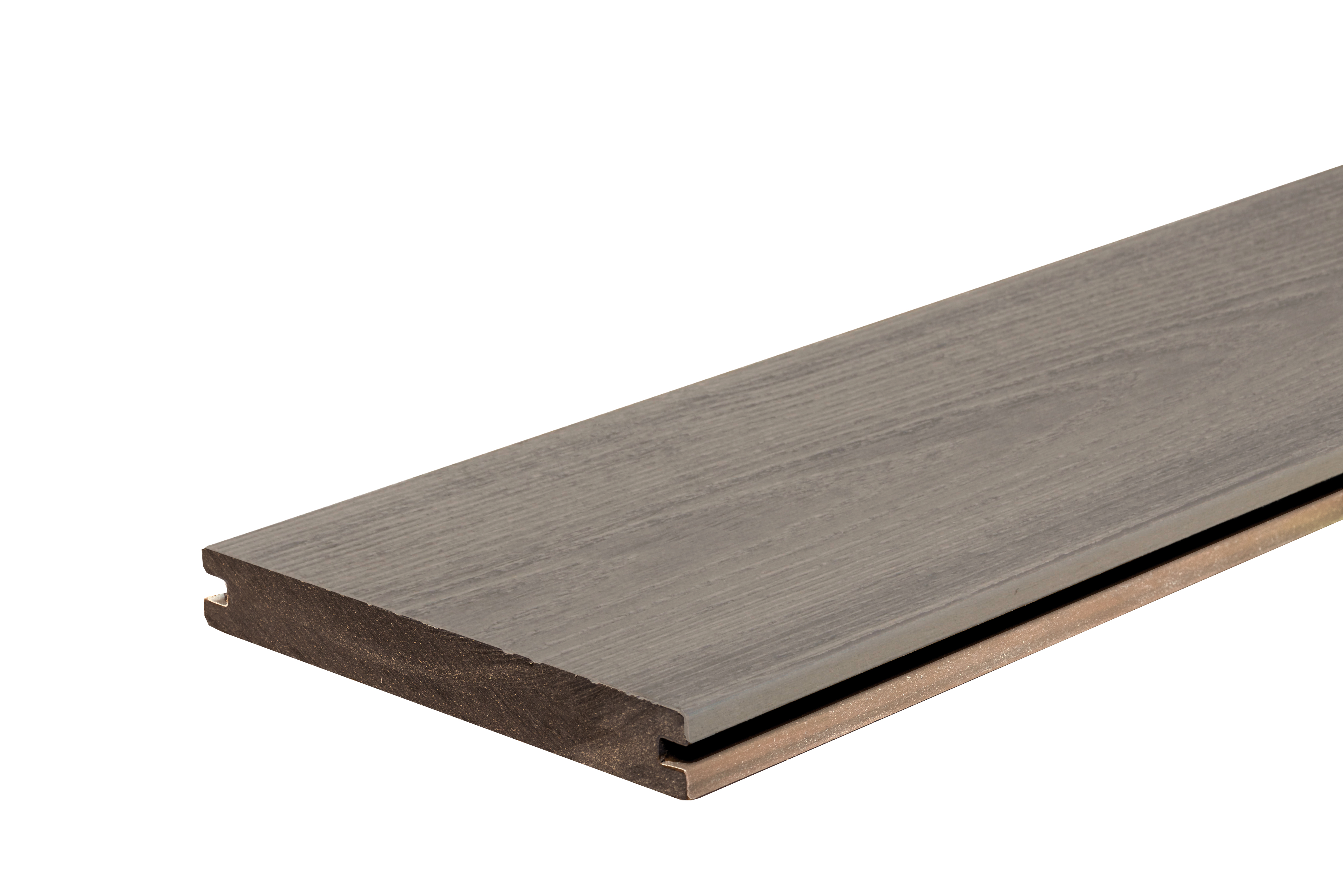 WPC StrongWood Light Solid db 20 x 143mm in Holz gemasert Muschel und Stein