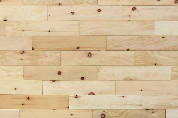 Wodewa Holzriemchen Zirbe 1m² in Strukturiert geölt