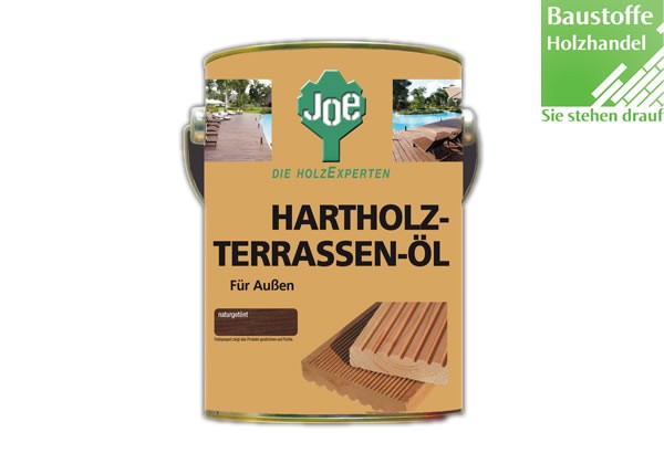 JOE Hartholt Terrassenöl naturgetönt 2,5Liter