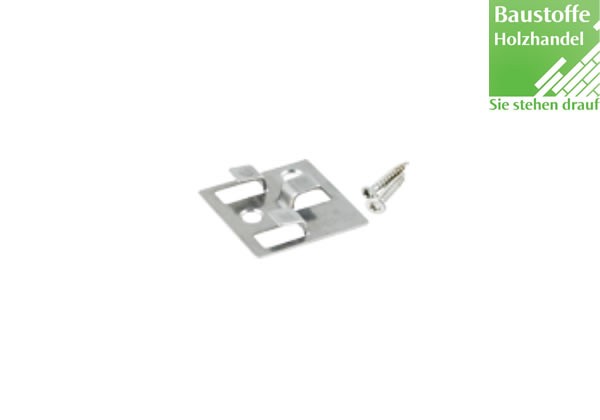 WPC Terrassenclip Edelstahl für WPC und Aluminium UK, Fugenbreite 4mm