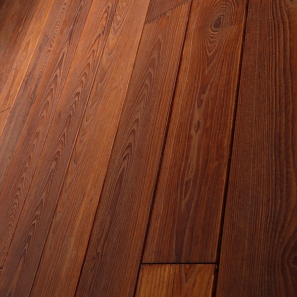 Thermoesche Terrassendiele 25x130mm gebürstet und geölt