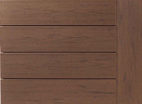 Timbertech WPC Massivdiele Brown Oak, Kollektion Terrain, 24x136mm seitl. genutet (auch ungenutet)