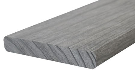 Accoya Glattkantbrett Grey Terrasendiele 21x142mm ohne seitliche Nuten