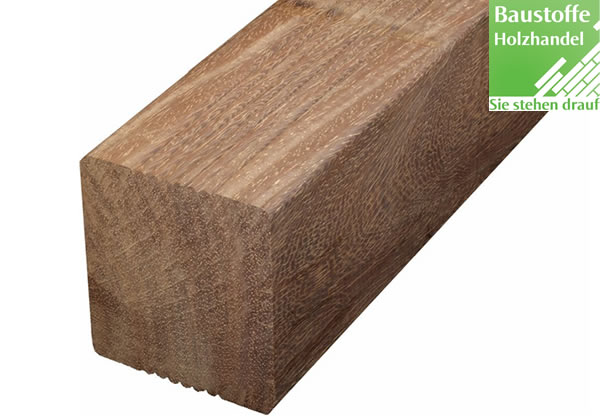 100x100 mm Bongossi Hartholz Pfosten Kantholz Terassendielen 