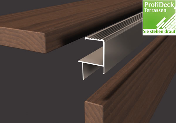 UPM ProFi Deck 150 Aluminium Treppen- und Abschlußkante zum Bestpreis