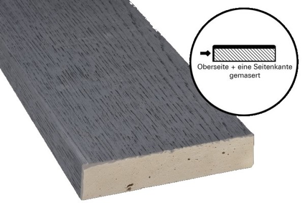 Millboard Terrassendiele Enhanced Grain in Brushed Basalt 32x126mm SLIM