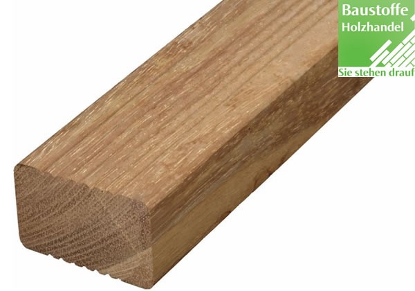Bongossi Holz Unterkonstruktion 45x70mm fein geriffelt
