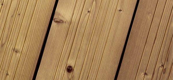 Thermo Fichte Terrassendiele 27x185mm mit 6 V-Nuten-Copy